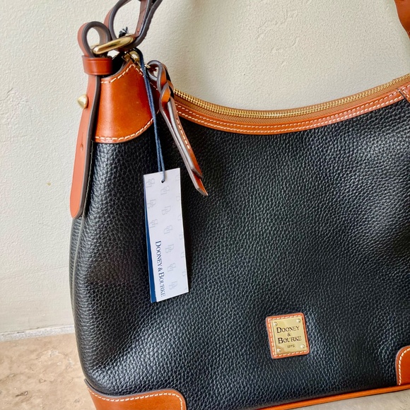 NWT Dooney & Burke Pebble & Grain Hobo - Picture 2 of 4